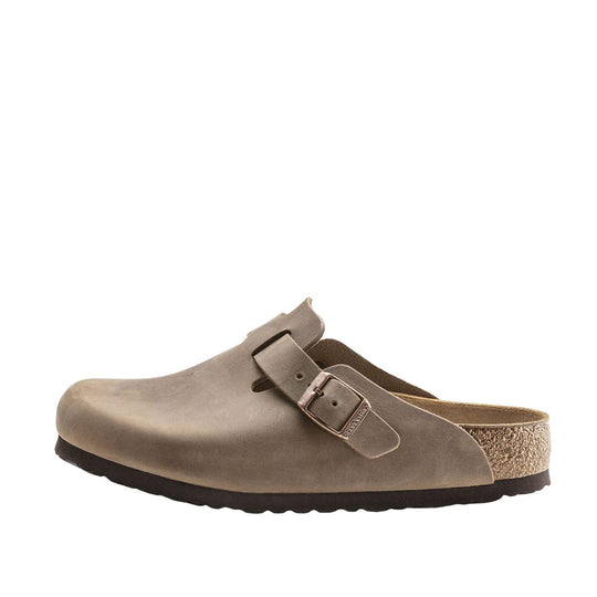Sandali Unisex Birkenstock Boston Plantare Morbido Tabacco