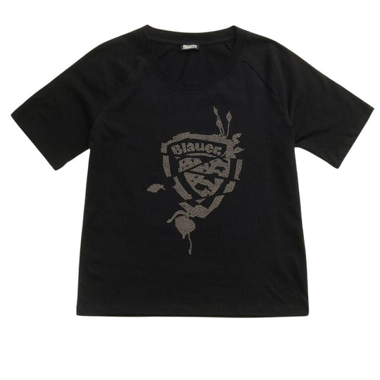 T-shirt Donna Blauer Fiori Havey Nero