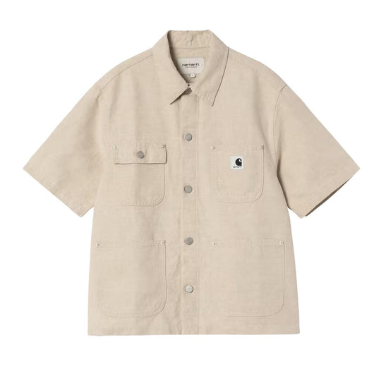 Carhartt WIP Women's S/S Michigan Shirt Beige