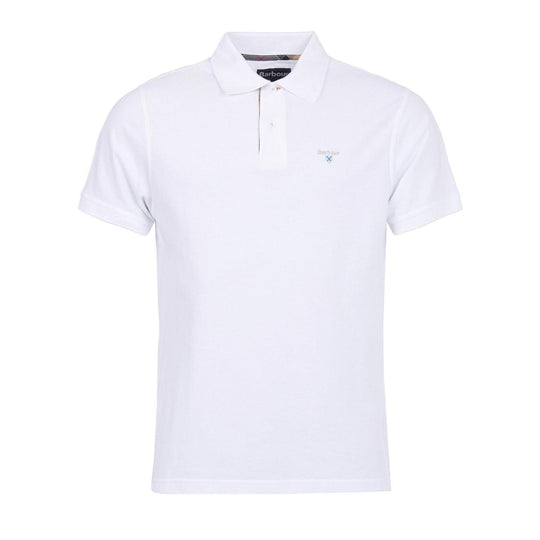Men's Barbour Polo White