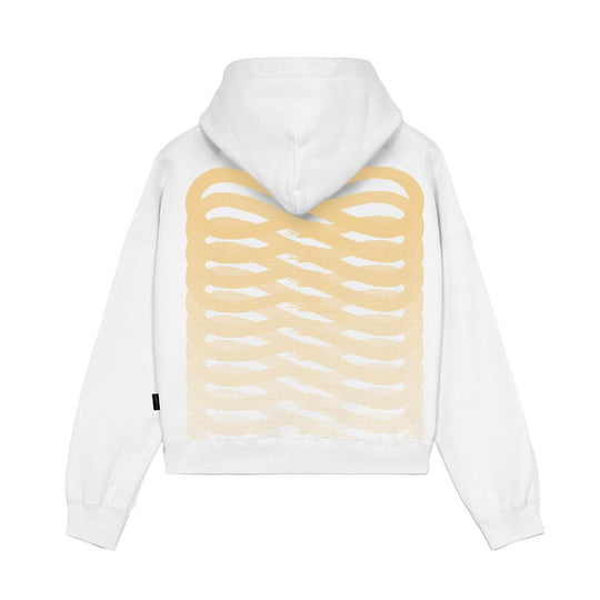 Women's Sweatshirt Propaganda Ribs Cropped White