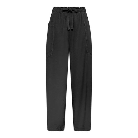 Pantalone Donna Deha Balloon In Twill Nero