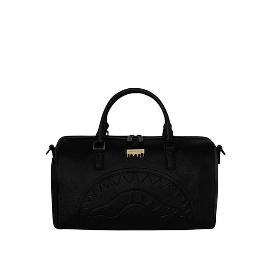 Unisex Sprayground Gold Brick Mini Duffle Bag Black