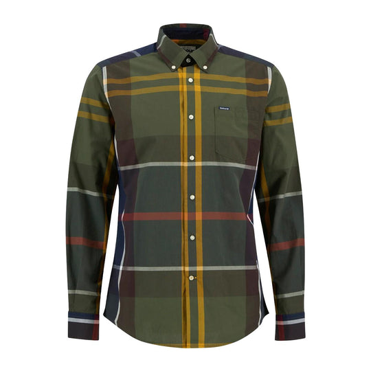 Camicia Uomo Barbour Harris Tailored Blu/Verde/Bordeaux