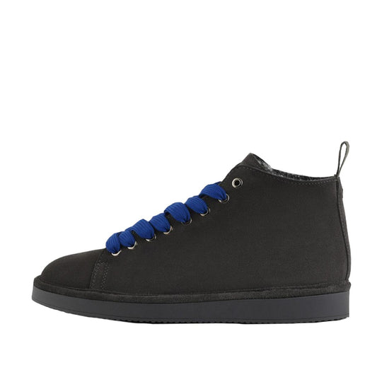 Men's Polacchini Panchic P01 Suede Lined Gray / Blue