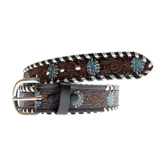 Cintura Unisex El Charro Dipinta A Mano Marrone Multicolor