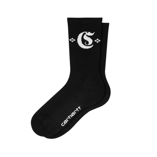 Calzini Carhartt WIP Greatest Hits Schwarz