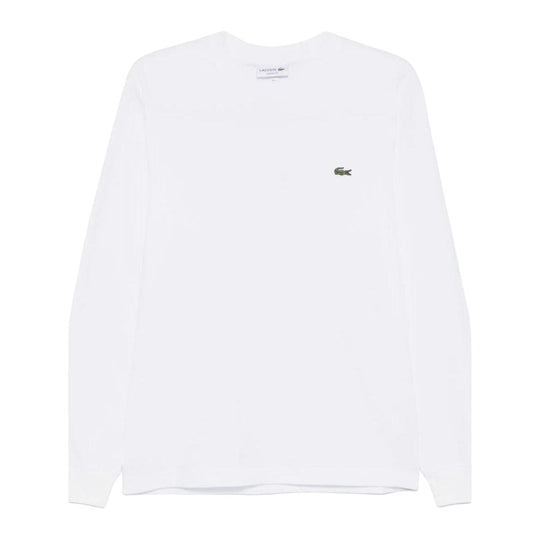 Lacoste Men's Long Sleeve White T-shirt