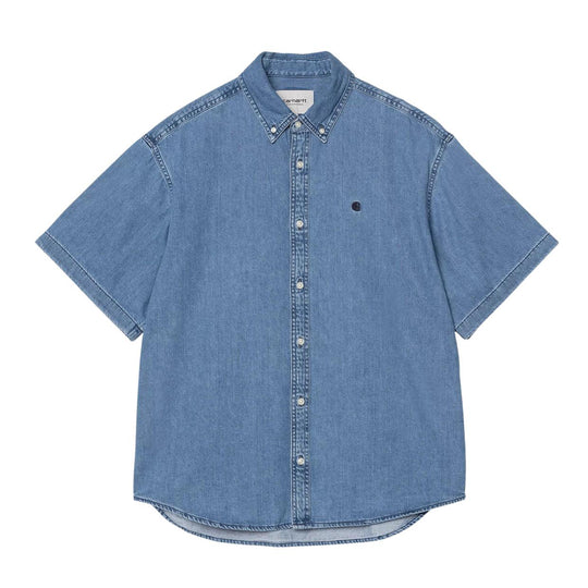 Herrenhemd Carhartt WIP S/S Lucas Denim