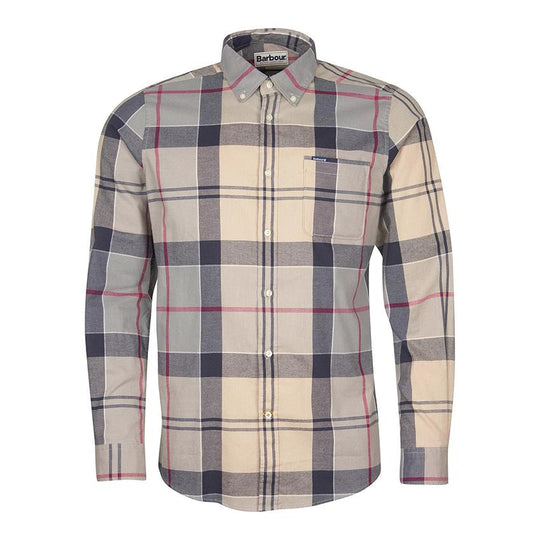 Men's Shirt Barbour Glendale Tailored Beige Multicolor