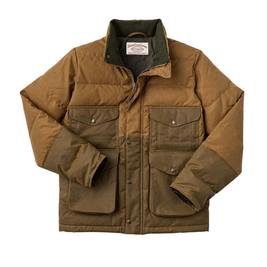 Herrenjacke Filson Daunen Cruiser Braun / Grün