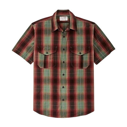 Herrenhemd Filson gewaschenes Feather Cloth mehrfarbig