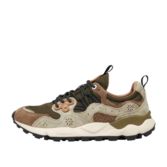 Sneakers Uomo Flower Mountain Yamano 3 Verde Multicolor