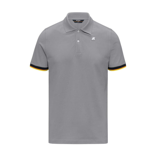 Polo Uomo K-Way Vincent Pique Grigio