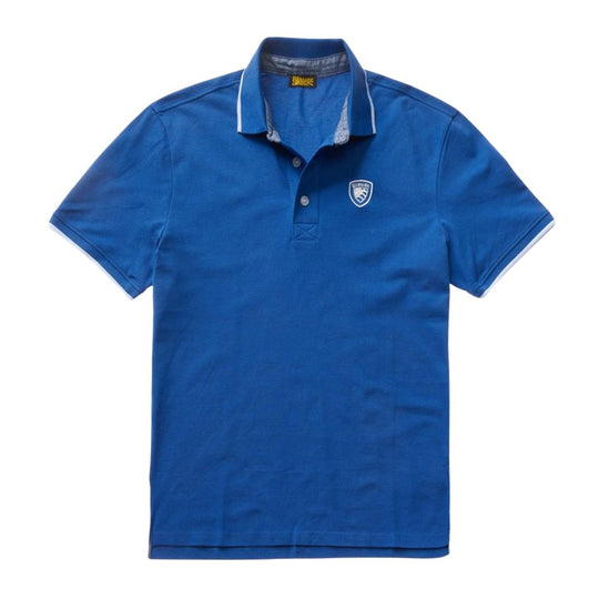 Polo Herren Blauer Azzurro