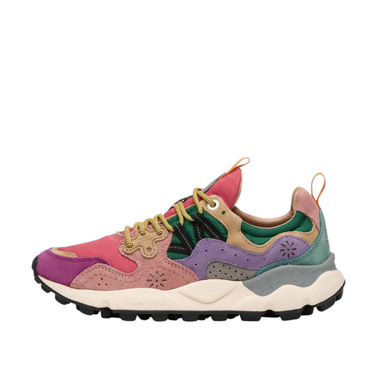 Sneakers Donna Flower Mountain Yamano 3 Fuchsia