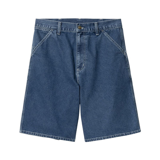 Bermuda Uomo Carhartt WIP Einfache Shorts Blau (stone washed)