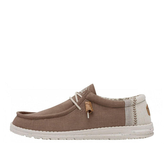 Herrenschuhe Hey Dude Wally Break Stitch Braun