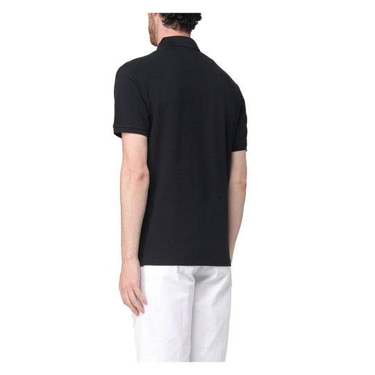 Polo Herren Blauer Piquet Alban Schwarz