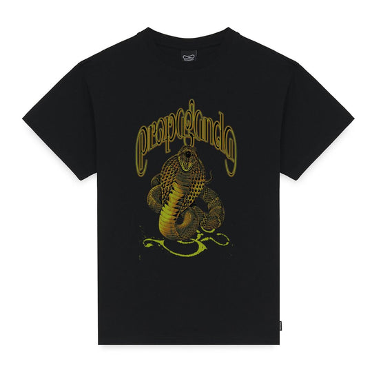 T-shirt Herren Propaganda Reptile Schwarz