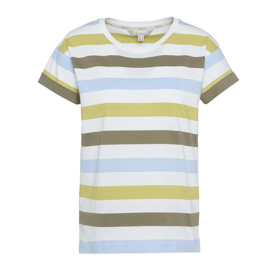 T-shirt Donna Barbour Lyndale Bianco Multicolor