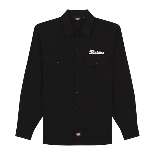 Camicia Uomo Dickies Lewistown Nero / Bianco