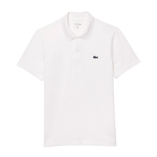 Polo Uomo Lacoste Regular Fit Ottoman Bianco