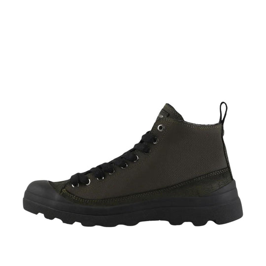 Polacchini Herren Panchic P03 Stoff Gummiert Militärgrün