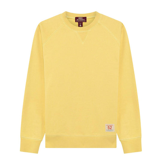 Felpa Uomo Roy Roger'S Crew Sweater Giallo