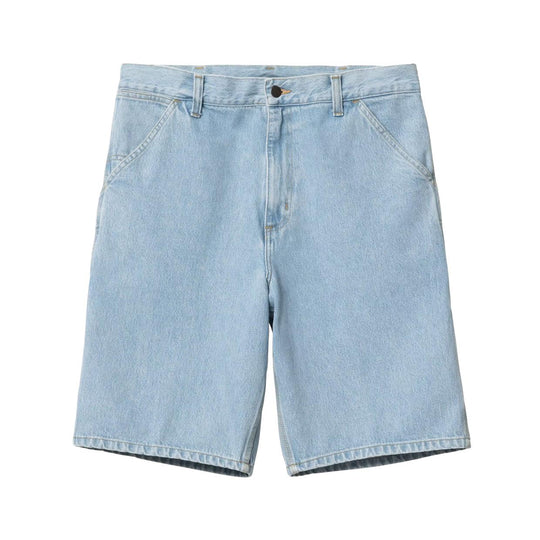 Herren-Bermuda Carhartt Single Knee Short Hellblau Denim