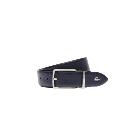 Herrengürtel Lacoste Double Face Blau / Hellblau