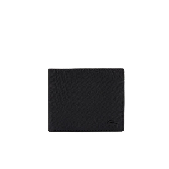 Lacoste Klassisches Mittleres Portemonnaie Schwarz