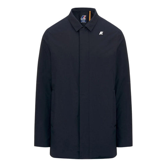 Herren Regenjacke K-Way Benny Warm Ottoman Blau