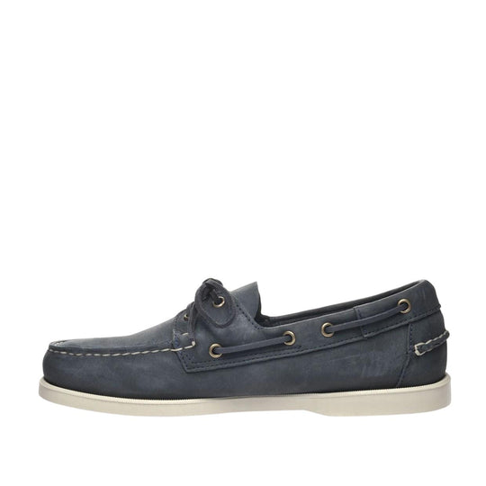 Men's Sebago Docksides Portland Crazy H Blue Loafers