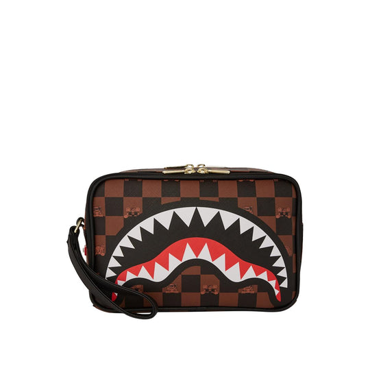 Beauty Case Sprayground Peeking Character Brown Multicolor