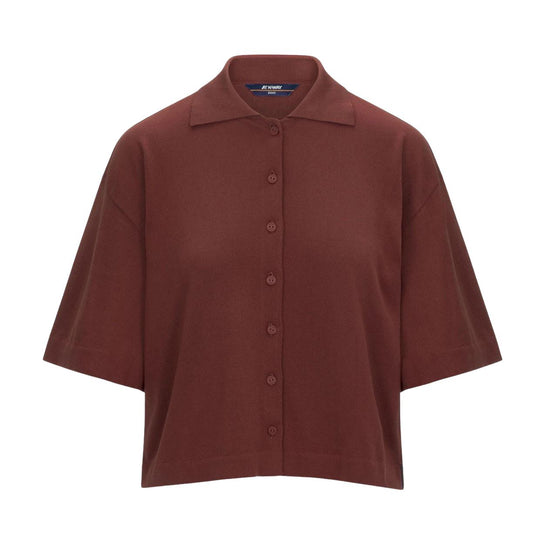 Camicia Donna K-Way Carry Marrone Fuoco