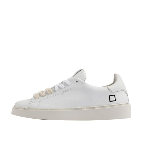 Sneakers Uomo D.A.T.E. Levante Tennis Retrò Bianco