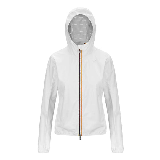 Women's K-Way Lily Stretch Dot White Jacket