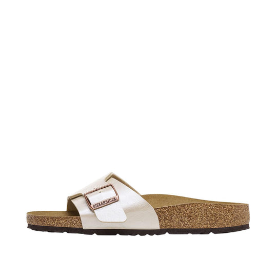 Sandali Donna Birkenstock Catalina BS Birko-Flor Bianco Perla