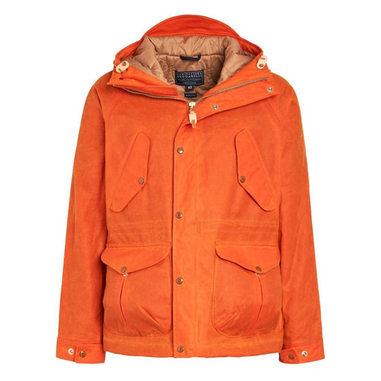 Herrenjacke Manifattura Ceccarelli Fisherman Parka Orange