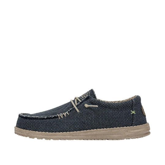 Mokassins Herren Hey Dude Wally Geflochten Blau