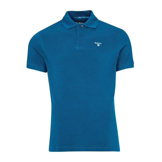 Men's Polo Barbour Light Blue