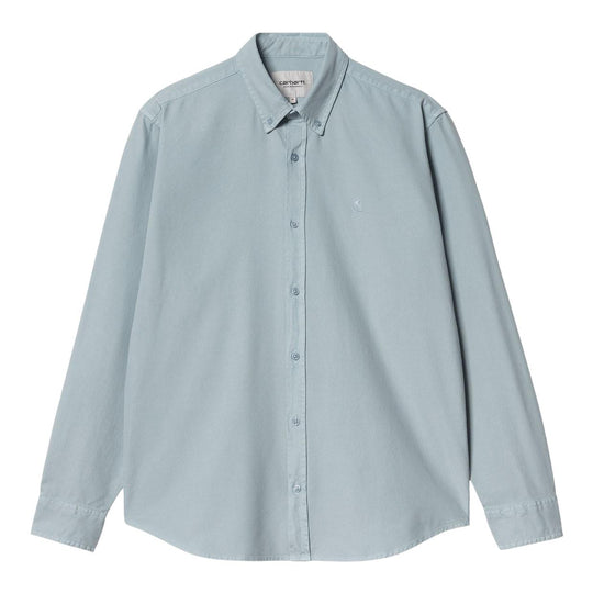 Herrenhemd Carhartt WIP L/S Bolton Ghiaccio