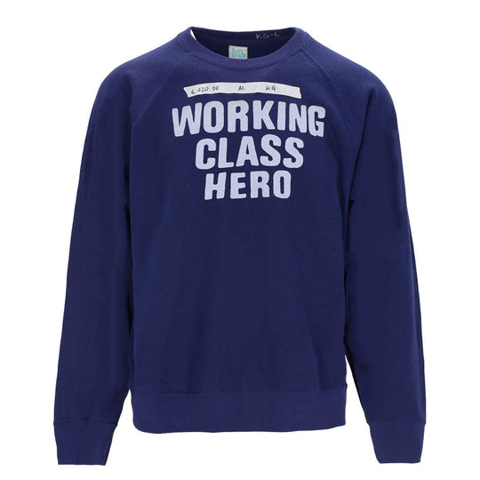 Herren-Sweatshirt Mr. Hot Dog 'Working Class Hero' Blau