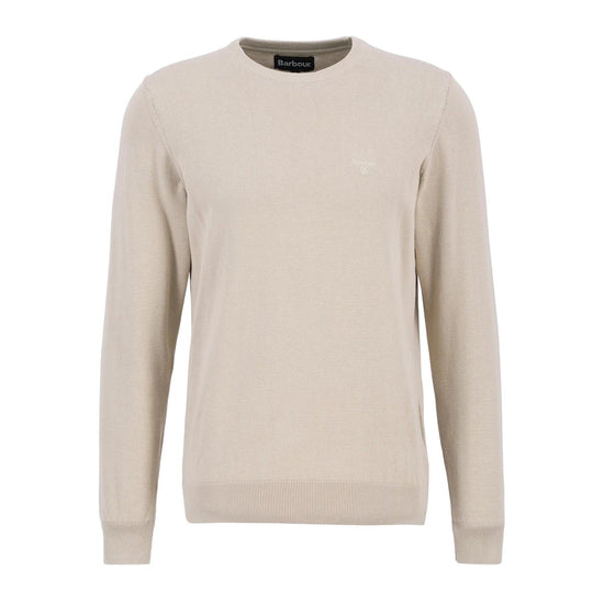 Maglia Uomo Barbour Pima Cotton Crew Panna