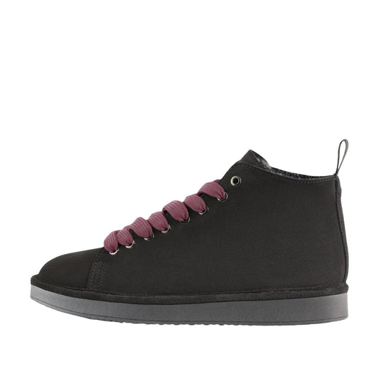 Polacchini Damen Panchic P01 Wildleder Gefüttert Grau / Rosa