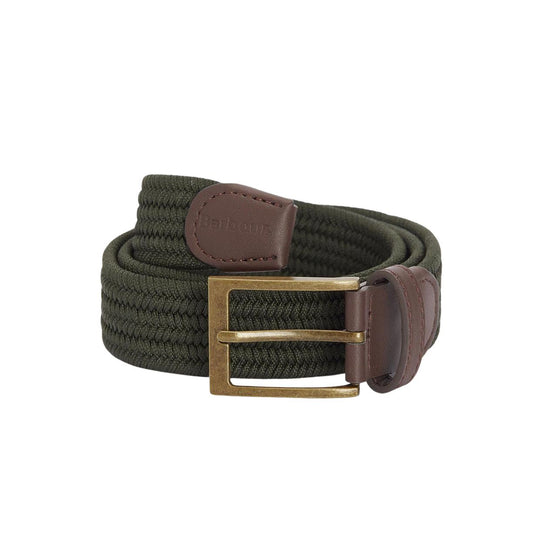 Cintura Barbour Nevis Webbing Verde Oliva