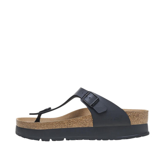 Sandali Donna Birkenstock Gizeh Flex Platform Nero