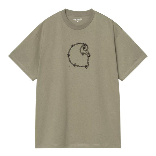 T-Shirt Uomo Carhartt Wip S/S Barbwire Verde