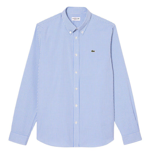 Camicia Uomo Lacoste A Quadri Bianco / Blu / Azzurro